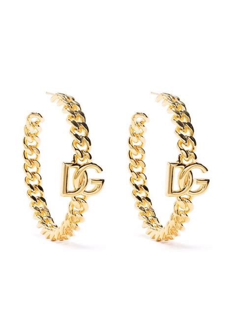 ebay dolce gabbana earrings|dolce and gabbana hoop earrings.